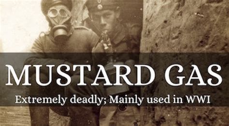 Mustard Gas The Shocking History Behind Chemotherapy
