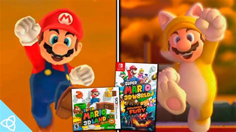 Super Mario 3d Land 3ds Vs Super Mario 3d World Switch Side By