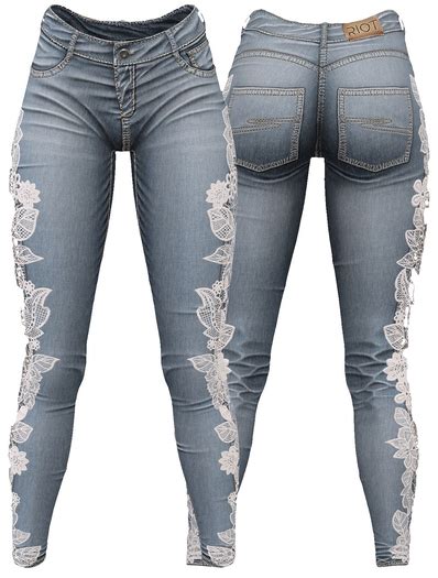 Second Life Marketplace Riot Aleeya Jeans Blue64