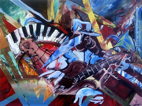 The Art Of The Blues Painting By Jim Porterfield