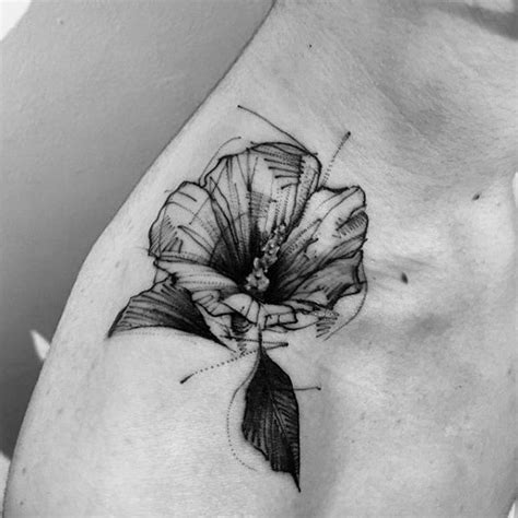60 Sketch Tattoos For Men Artistic Design Ideas Flower Tattoo