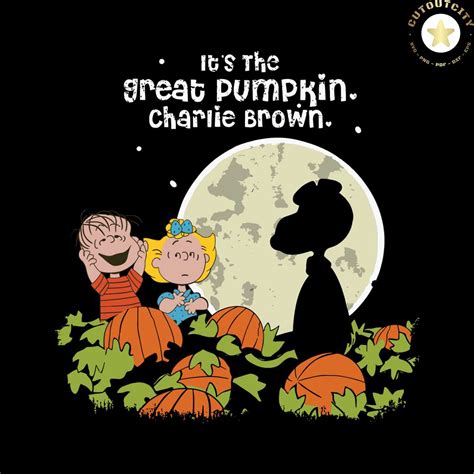 Its The Great Pumpkin Charlie Brown Halloween Svg Cricut Fil Inspire