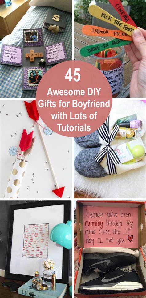 With the holiday season coming up, you don't want to scare him off with a gift that screams too soon!, nor should you flippantly throw him a thoughtless bauble and call it a day. 45 Awesome DIY Gifts For Boyfriend With Lots Of Tutorials 2019
