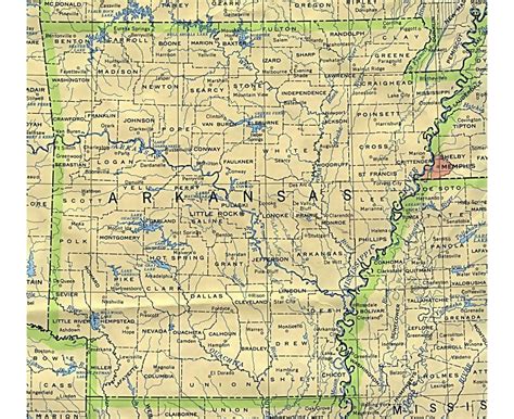 Maps Of Arkansas Collection Of Maps Of Arkansas State