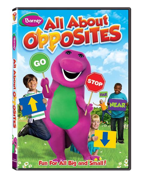 Barney All About Opposites Dvd Review And Giveaway A Happy Hippy Mom