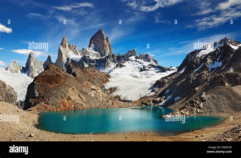 Laguna De Los Tres Und Mount Fitz Roy Nationalpark Los Glaciares