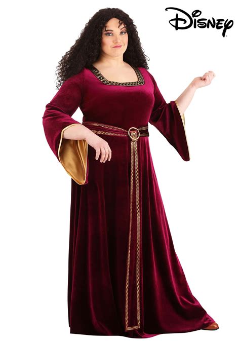 Plus Size Tangled Mother Gothel Costume For Women
