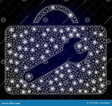 Bright Web Network Service Toolkit Con Lightspots Ilustración del