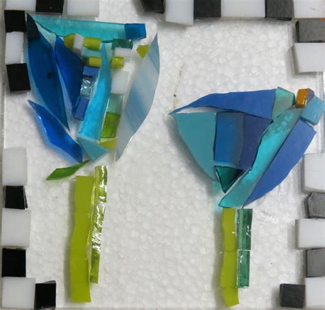 Tulips For Glass Fusing By Kat Gottke Fused Glass Art Glass Flower Drawing
