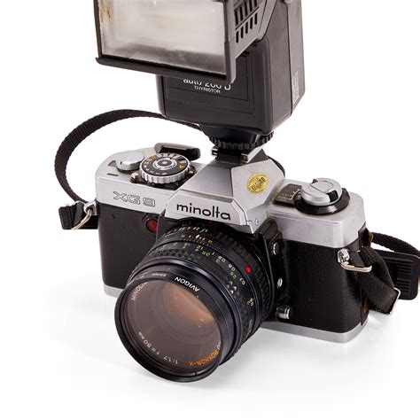 Black Vintage Minolta Camera Gil And Roy Props