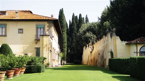 Villa Gamberaia Settignano Włochy Outdoor Gardens Italian Villa