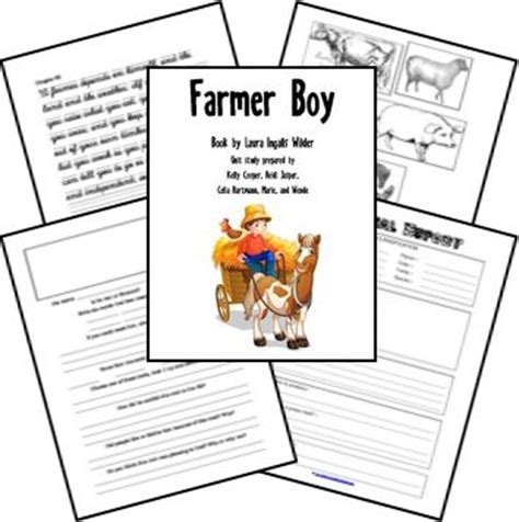 Comprehension by chapter, vocabulary challenges, creative reading response activities and projects, tests, and much more! Free Farmer Boy Unit Study | Boys, Laura ingalls wilder ...