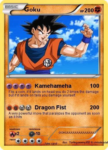Pokémon Goku 9857 9857 Kamehameha My Pokemon Card