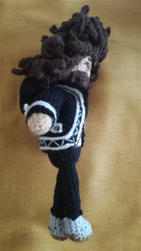 Jim Morrison Custom Made Crocheted Doll Etsy