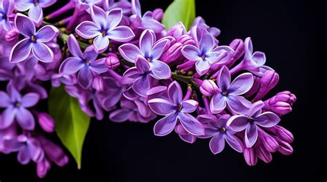 premium ai image photo of beautiful lilac flower isolated on white background