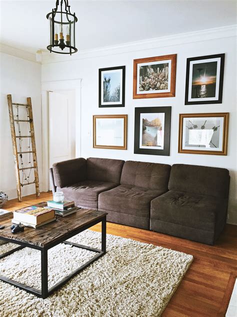 Living Room Gallery Wall Large Prints And Mixed Frames Prints By
