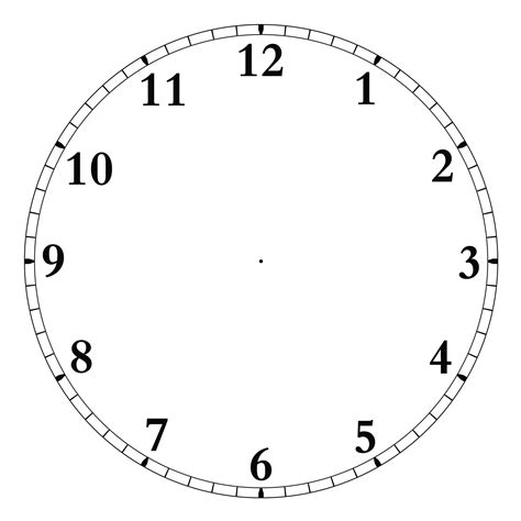 Blank Clock Clock Worksheets Clock Face Printable Alice In