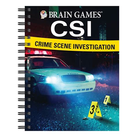 Csi Brain Games Book Solve Crime Scene Puzzles Paperback Book Ebay