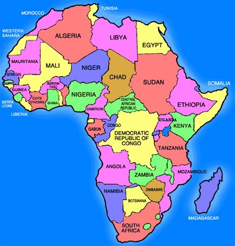 Printable Map Of Free Printable Africa Maps Free Printable Maps And Atlas