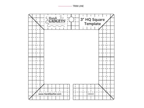 Hq 3 Inch Square Template