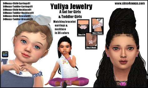 Yuliya Jewelry Original Content Sims 4 Nexus