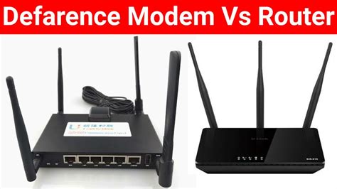 Modem Vs Wifi Router Deference Wifi Router Modem Broadband Youtube