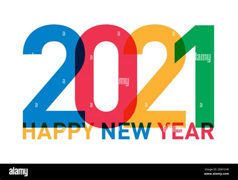 Happy New Year 2021 Card From The World In Different Languages And