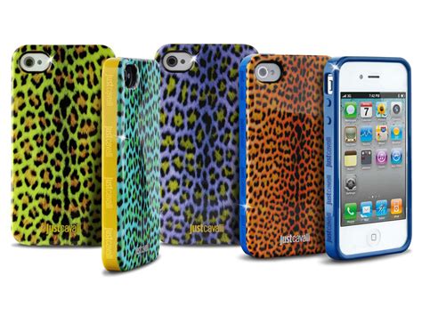 Just Cavalli Micro Leopard Cover Hoesje Voor Iphone 44s