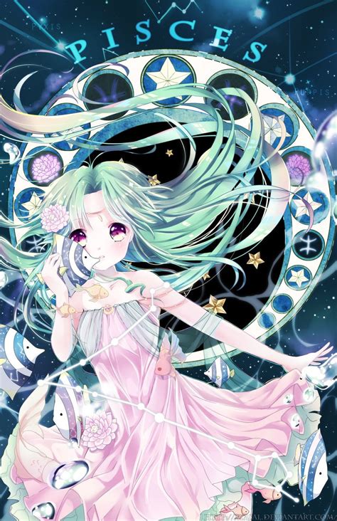 Pisces Zodiacal Constellations Anime Zodiac Anime Anime Drawings