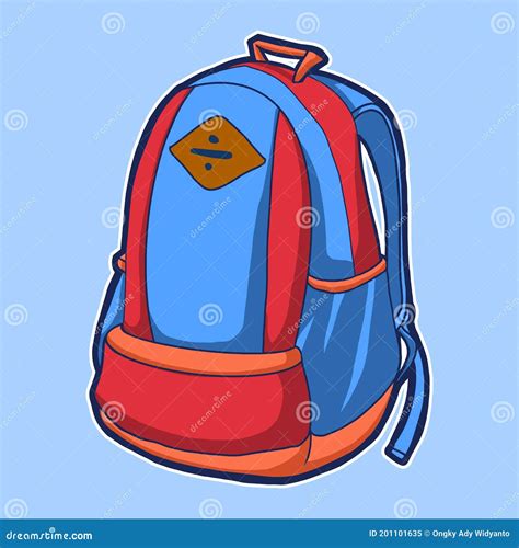 School Bag Backpack Vector Illustration Design Stock Vector