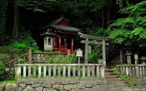 Simply Beautiful Japanese Scenes A Small Shrine In The Woods