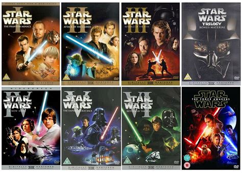Star Wars Complete Saga Dvd Set Prequel And Original Trilogy