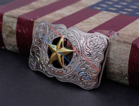 Western Cowboy Long Huge Sliver Glod Texas Ranger Star Rodeo Trophy