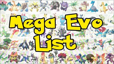 The system made its debut in generation 6/kalos from the main series, and has been released as of this page compiles all mega evolutions, as well as their stats based on existing stat precedent. Pokemon X and Y | Mega Evolution List?! - YouTube
