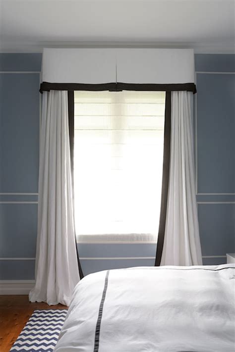 Bedroom curtains are decorative and functional accessory for bedroom that will give a perfect look to your bedroom design. Black and White Curtains - Transitional - bedroom - Diane ...