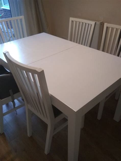 Ikea Round Dining Table White Ikea White Expandablecollapseable