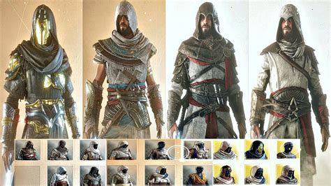 Assassin S Creed Mirage All Outfits Costumes Showcase Weapons