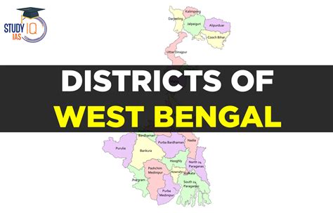 Districts Of West Bengal List Their Importance Map Names