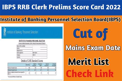 Ibps Rrb Po Prelims Score Card Out Check Here Hot Sex Picture