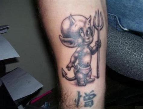 Traditional Baby Devil Tattoo
