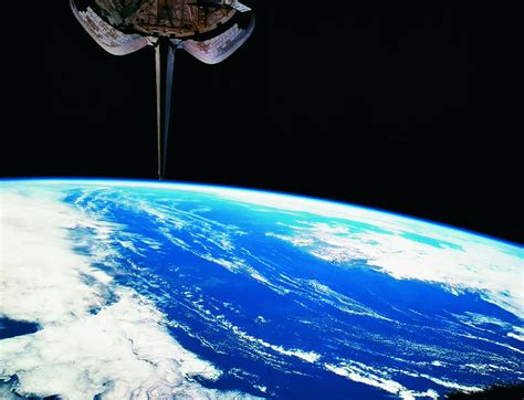 Earth Viewed From The Space Shuttle Photograph By Stockbyte Fine Art