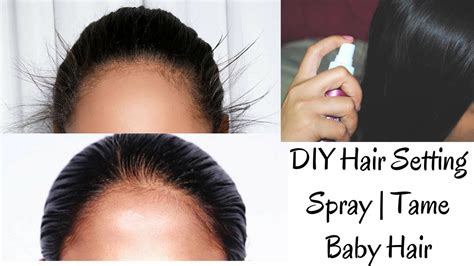 Buy products such as nexxus hair spray for volume, comb thru finishing mist 10 oz at walmart and save. How To Make Hair Setting Spray At Home | Tame Baby Hair ...