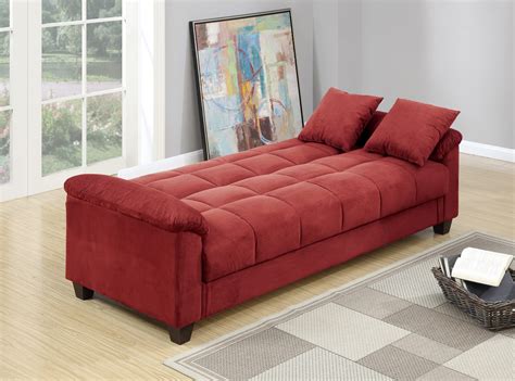 F7890 Red Sofa Bed At Futonland