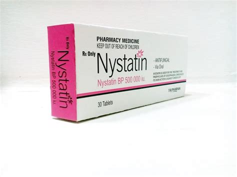 Nystatin Tablets 500000 Iu
