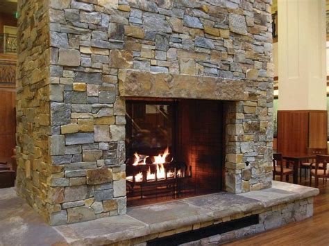 Image Result For See Through Stone Fireplace Ideas Ledge Stone