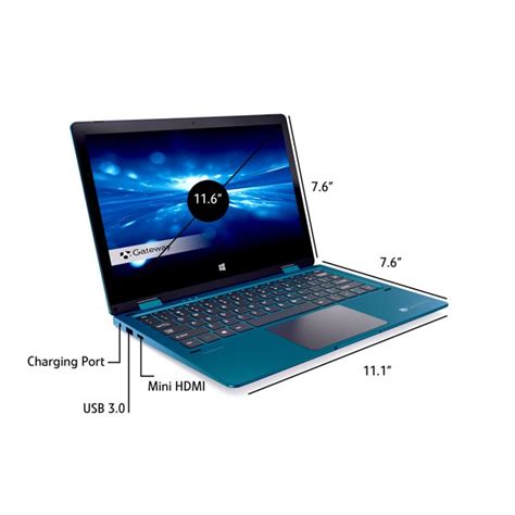 Gateway Gwtc116 2bl 116 Hd Touchscreen Laptop Intel Celeron N4020