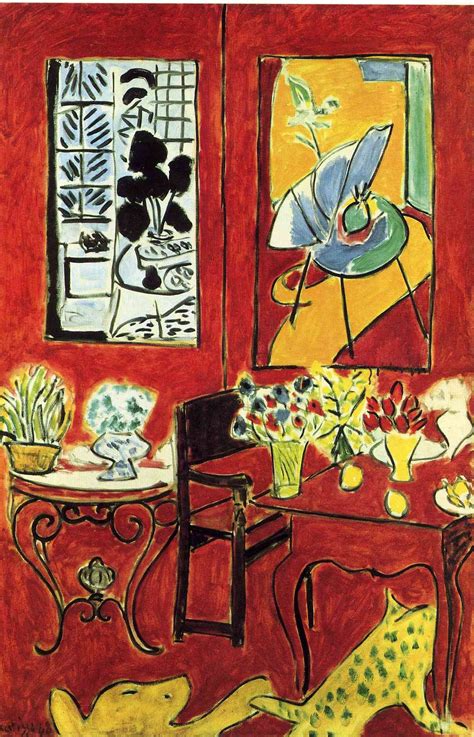 Grand intérieur rouge  1948  Matisse paintings, Matisse art, Henri