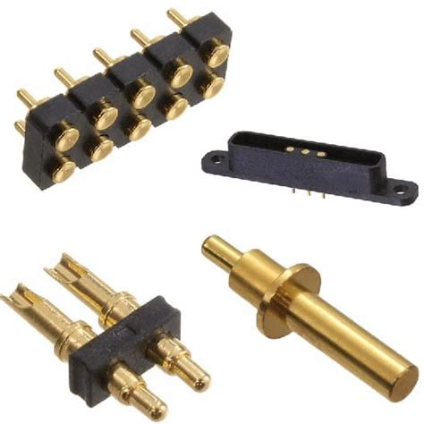 Spring Loaded Connectors And Pins Adam Tech Digikey