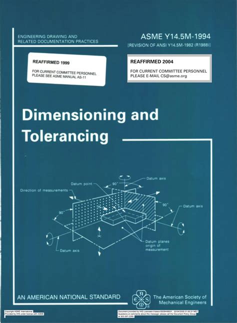Solution Asme Y14 5m 1994 Dimensioning And Tolerancing Studypool