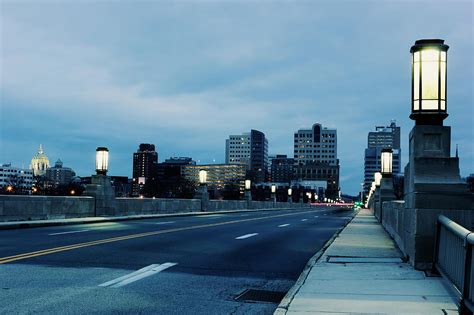 Usa Pennsylvania Harrisburg Cityscape By Henryk Sadura